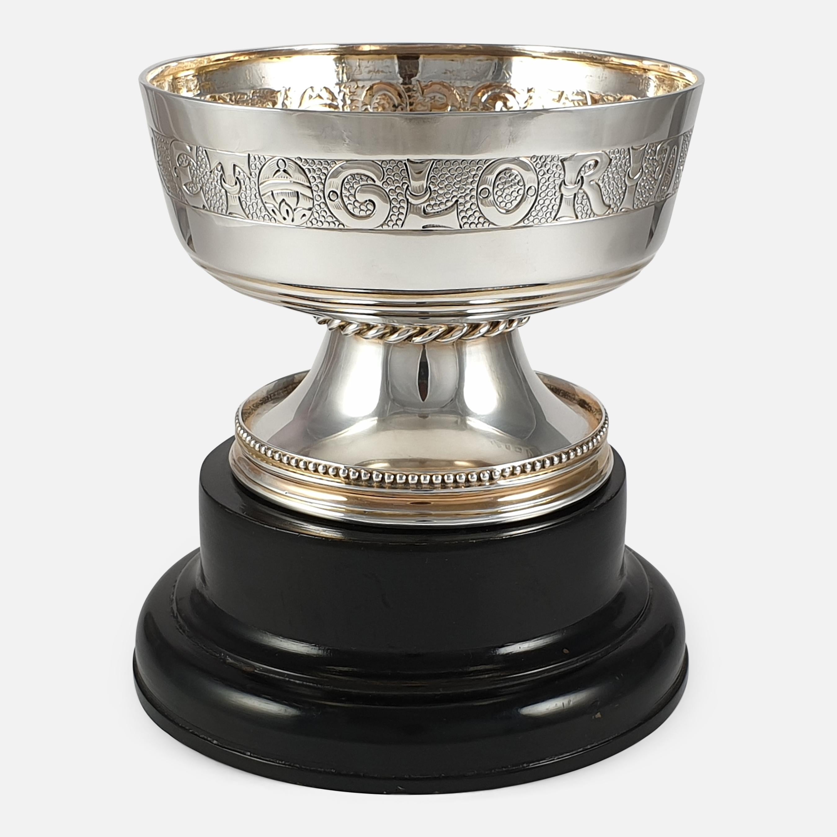 Tudor George V Sterling Silver Gilt Cup, S.Blanckensee & Sons Ltd, 1922
