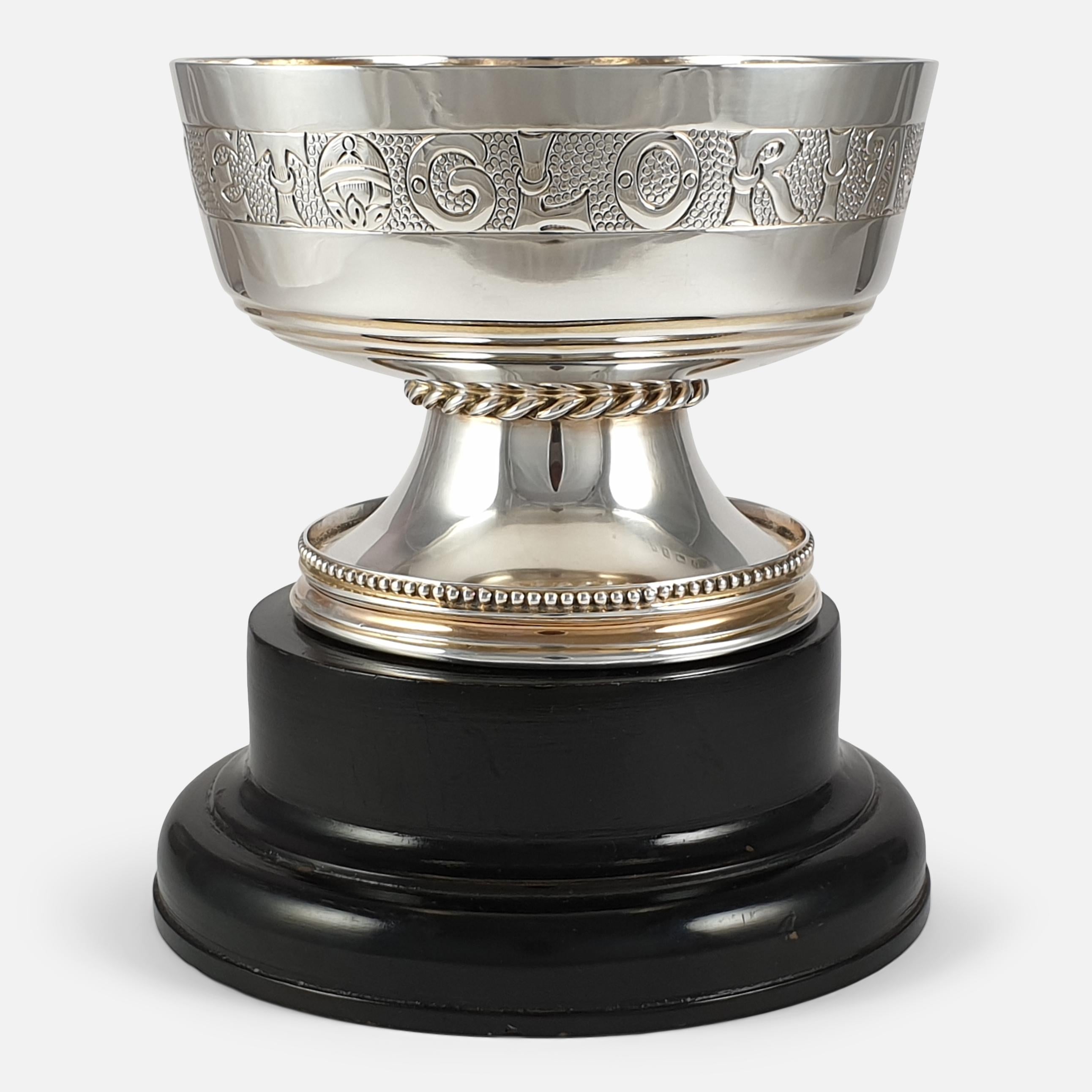 British George V Sterling Silver Gilt Cup, S.Blanckensee & Sons Ltd, 1922