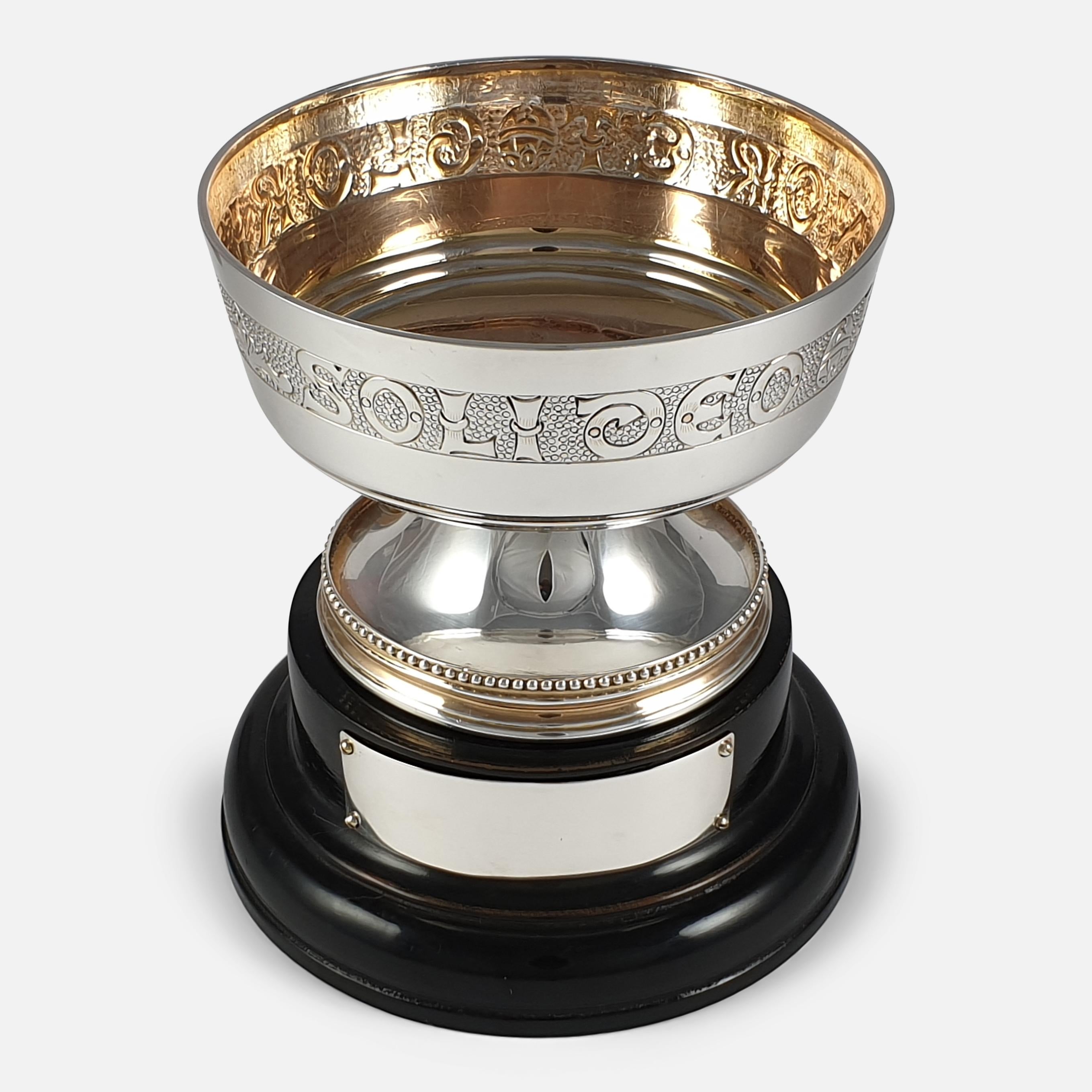Early 20th Century George V Sterling Silver Gilt Cup, S.Blanckensee & Sons Ltd, 1922
