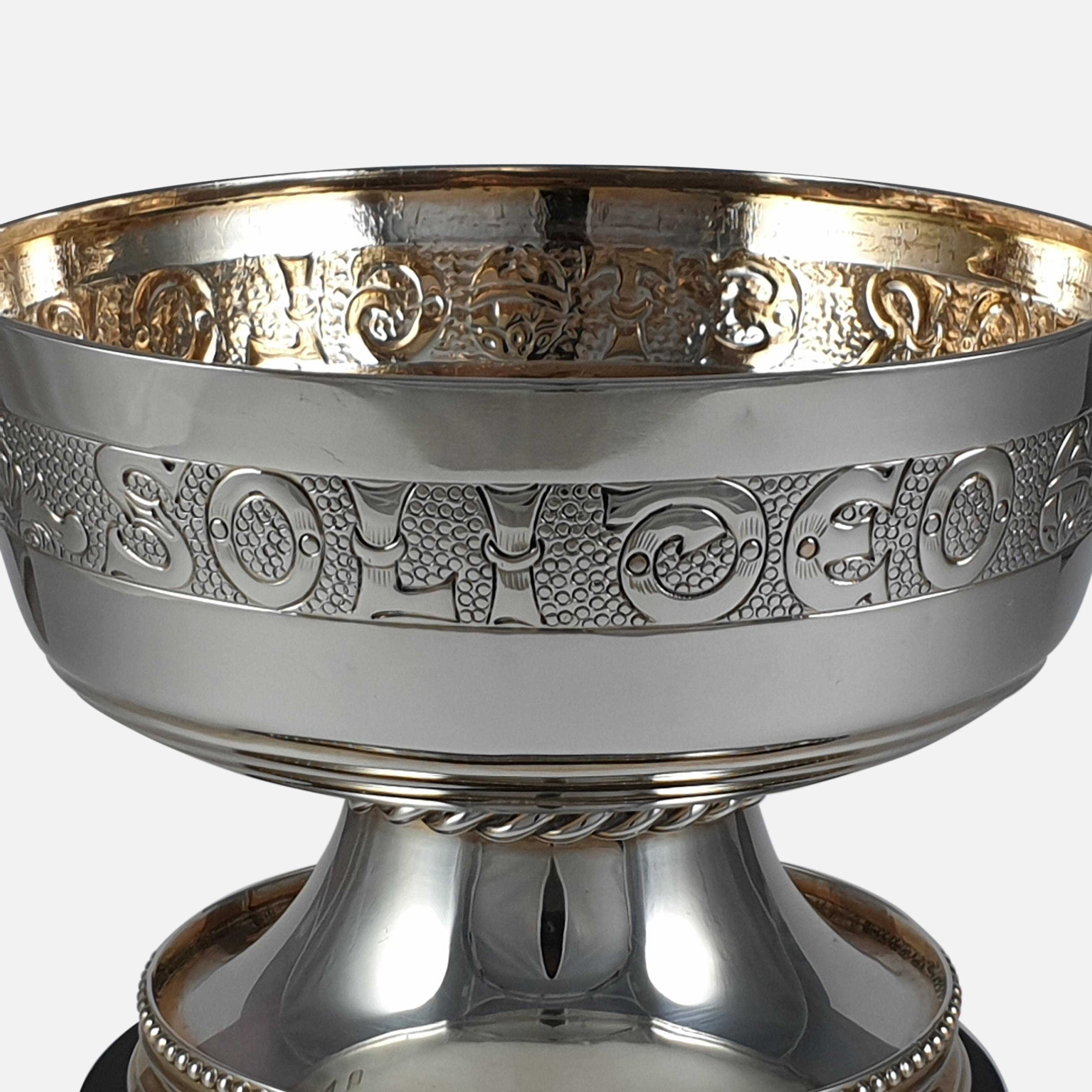 George V Sterling Silver Gilt Cup, S.Blanckensee & Sons Ltd, 1922 1