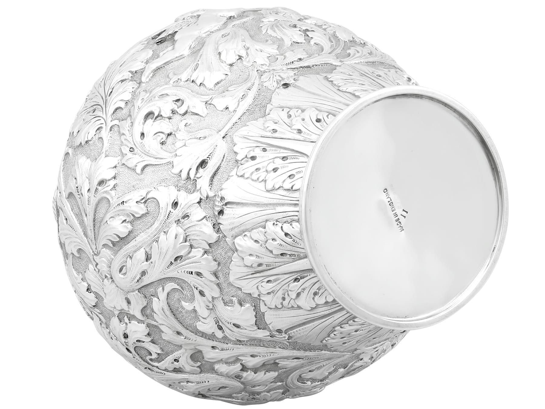 Vasetti di zenzero in argento sterling George V.I.I. in vendita 9