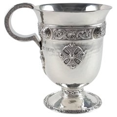George V Sterling Silver Mug, Mappin 
Webb