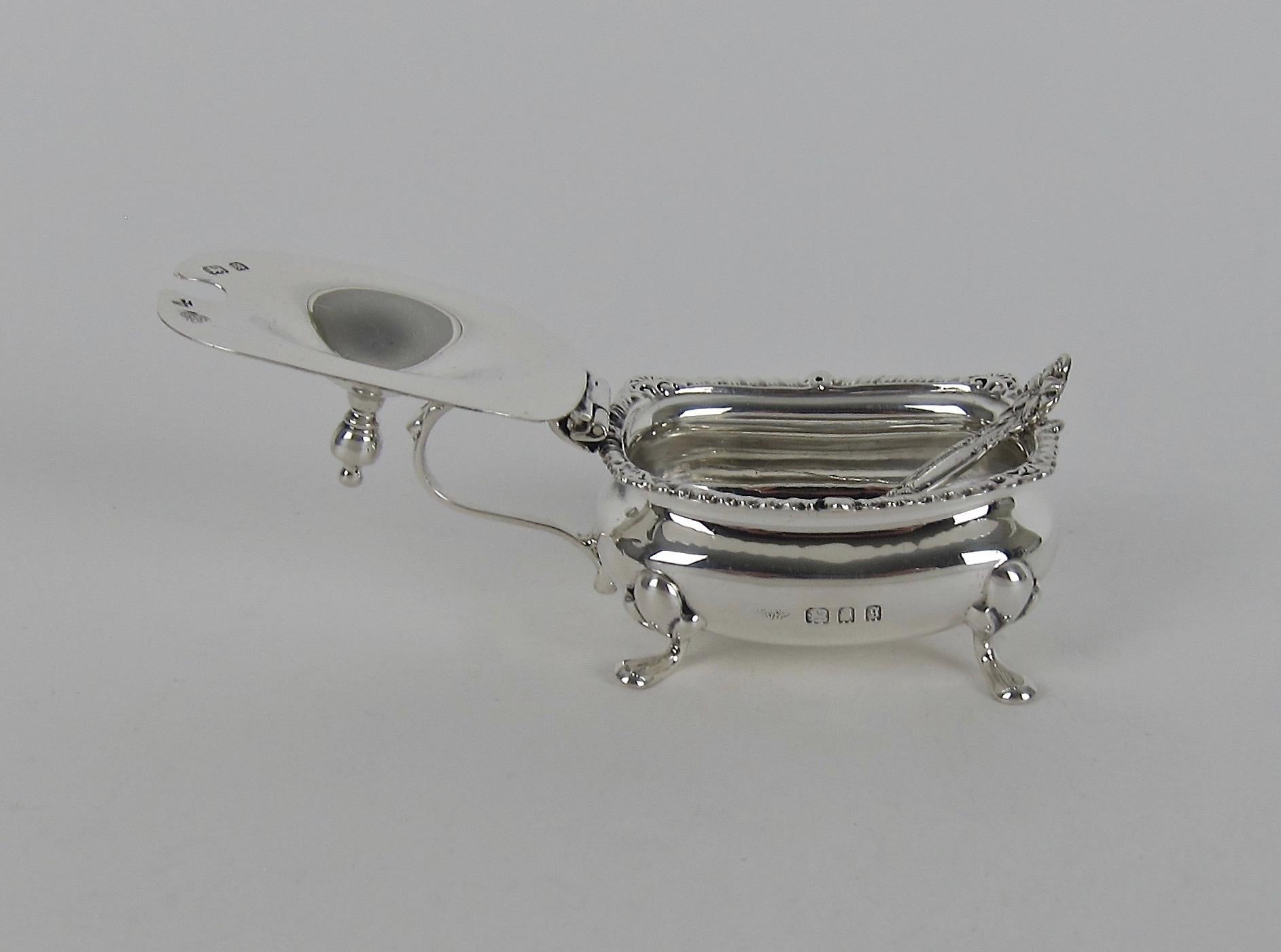 Antique Sterling Silver Mustard Pots from the Goldsmiths & Silversmiths Co Ltd 1