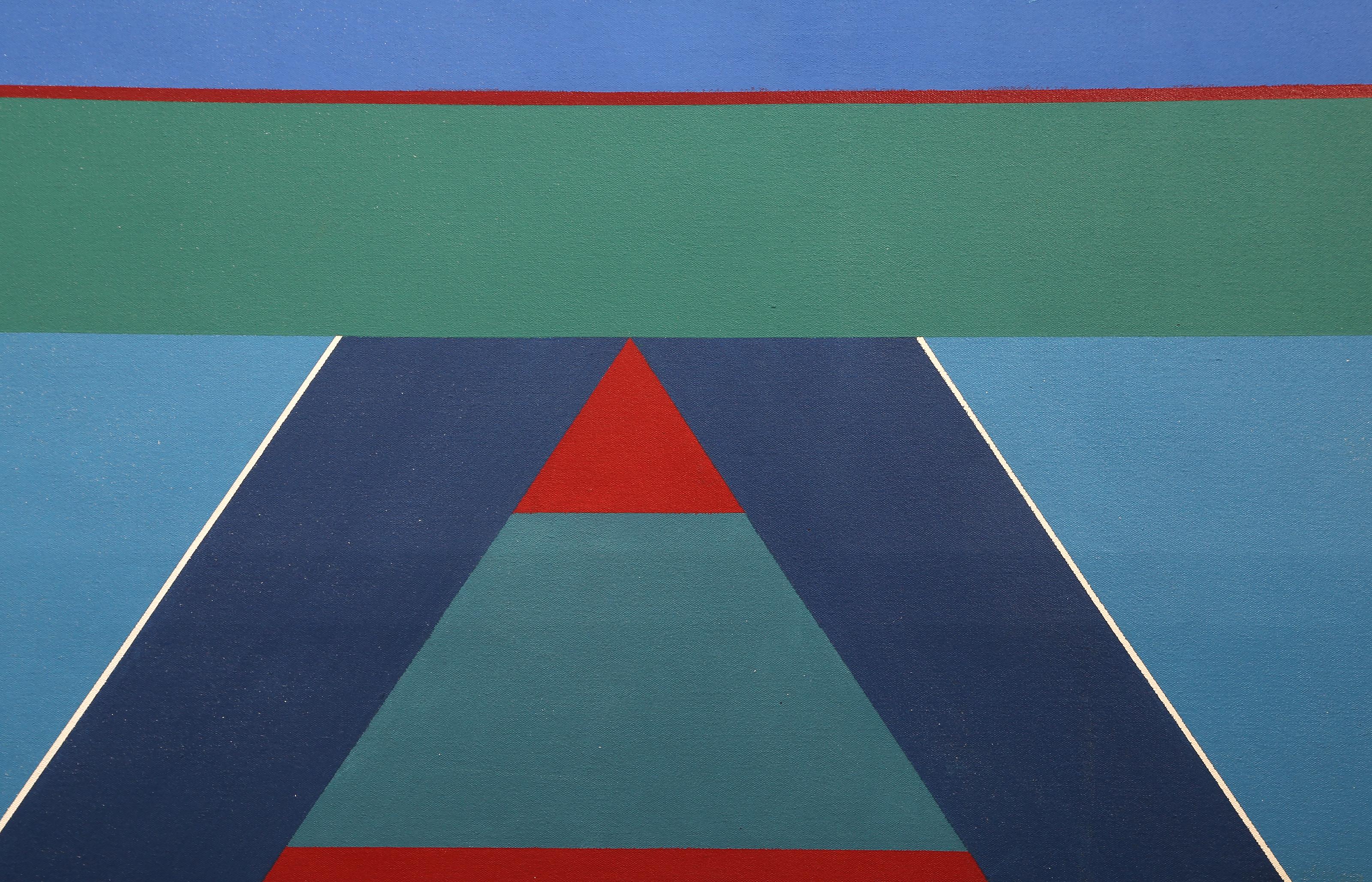 Geometrisches Acrylgemälde von George Vander Sluis, #38 im Angebot 3