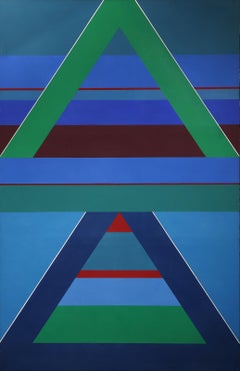 #38, Pittura acrilica geometrica di George Vander Sluis