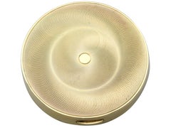 George VI 9 Carat Yellow Gold Ruby and Diamond Powder/Mirror Compact by Cartier