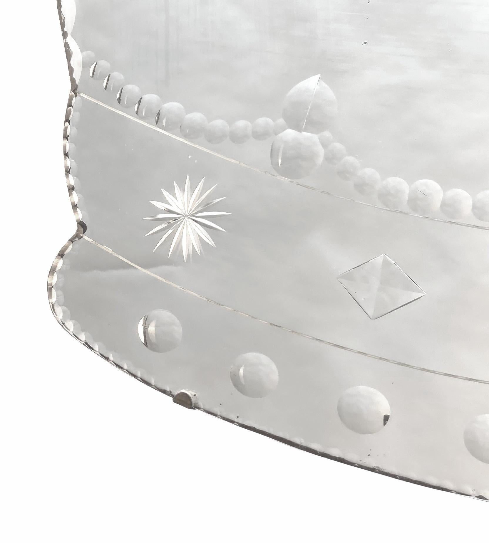 Anglais Miroir à couronne commémorative de George VI et de la Reine Elizabeth en vente