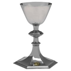 George VI Sterling Silver Chalice, Howard Jesse Brown, London 1946