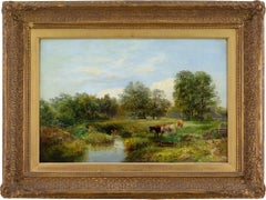 George Vicat Cole RA, « A Sunny Afternoon Near Arundel », peinture à l'huile 