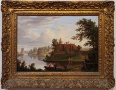 George Vincent Panoramic Landscape painting of the River Yare in Norwich England