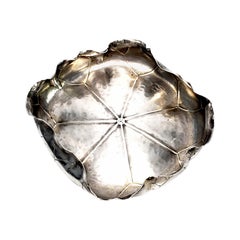 George W Shiebler & Co Sterling Silver Lily Pad Bowl