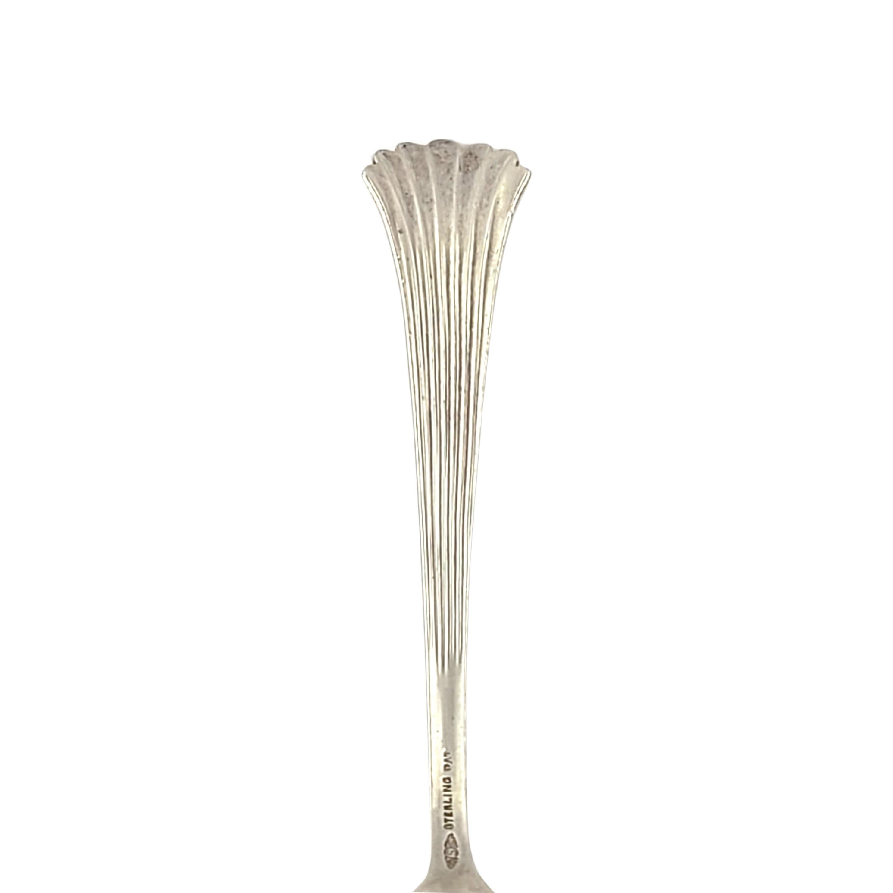 George W Shiebler Sterling Silver No 1 Pattern Shell Bowl Sugar Spoon In Good Condition For Sale In Washington Depot, CT
