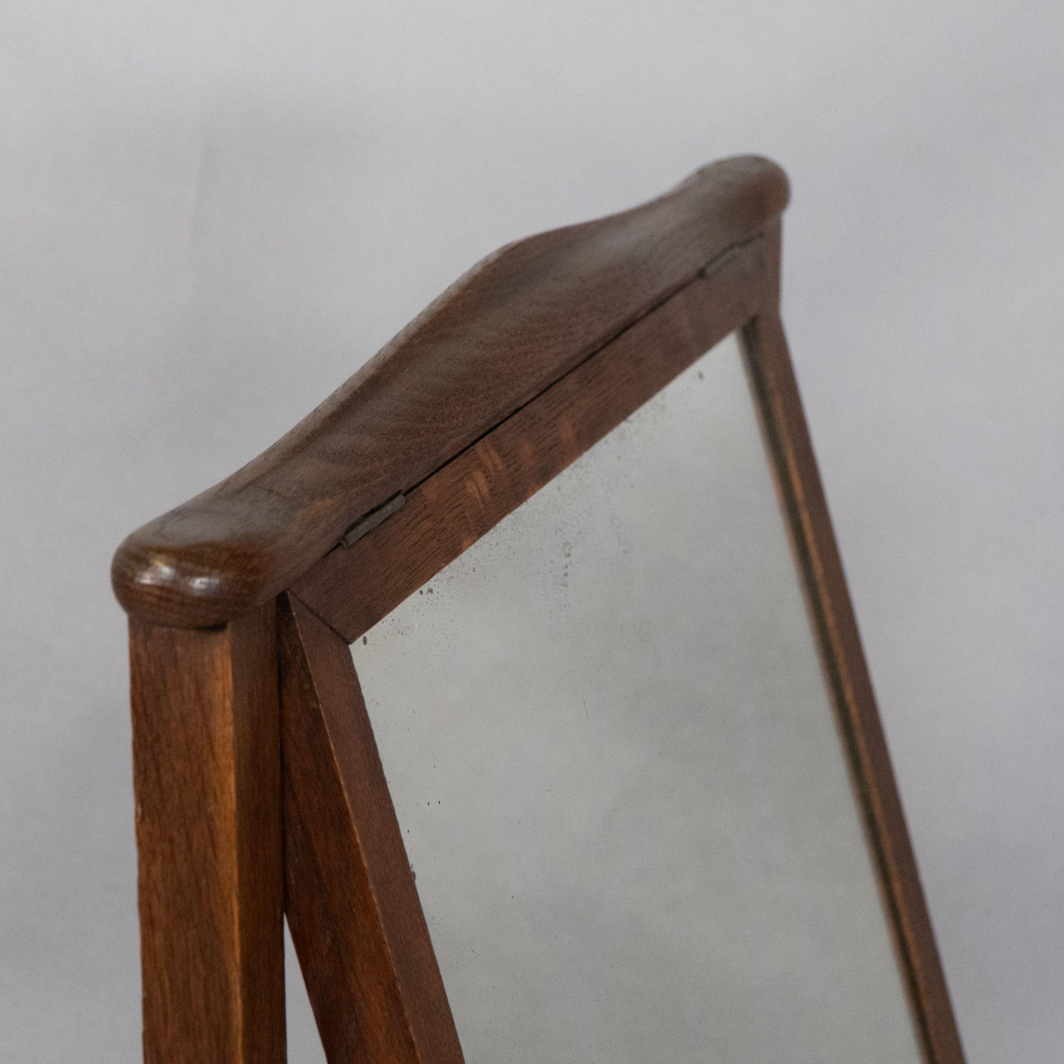 George Walton. An Arts and Crafts oak dressing table mirror For Sale 5