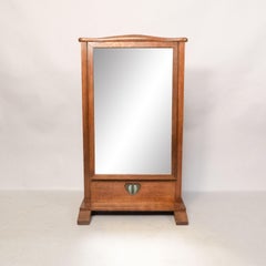 George Walton. An Arts and Crafts oak dressing table mirror