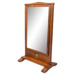 George Walton. An Arts and Crafts oak dressing table mirror