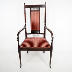George Walton for John Rowntree & Kate Cranston tea rooms Arts & Crafts Armchair