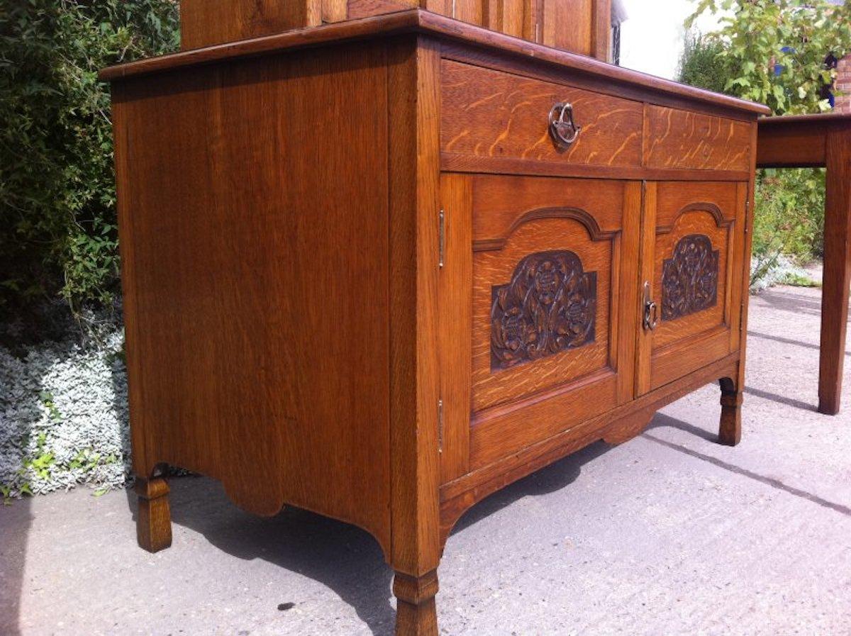 arts and crafts style sideboard