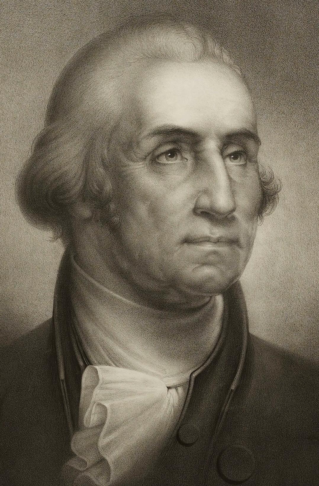 George Washington after the Painting by Rembrandt Peale, circa 1856 In Good Condition For Sale In Colorado Springs, CO