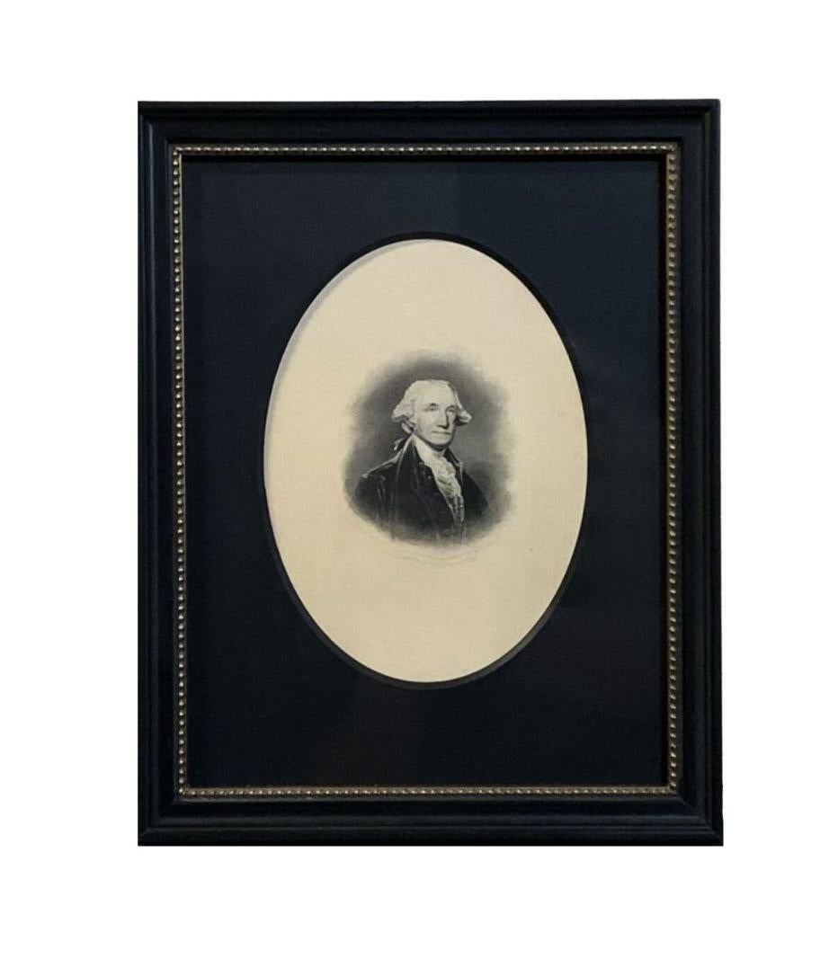 George Washington Kupferstich von H. B. Hall, nach William Birch (Federal) im Angebot