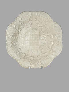 George Washington Mount Vernon Großer Teller aus englischem Steingut mit Salzglasur um 1755