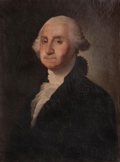 George Washington Painting, Oil on Canvas, ca 1850