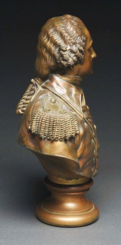 George Washington, Vintage Bronze Bust, 20th Century