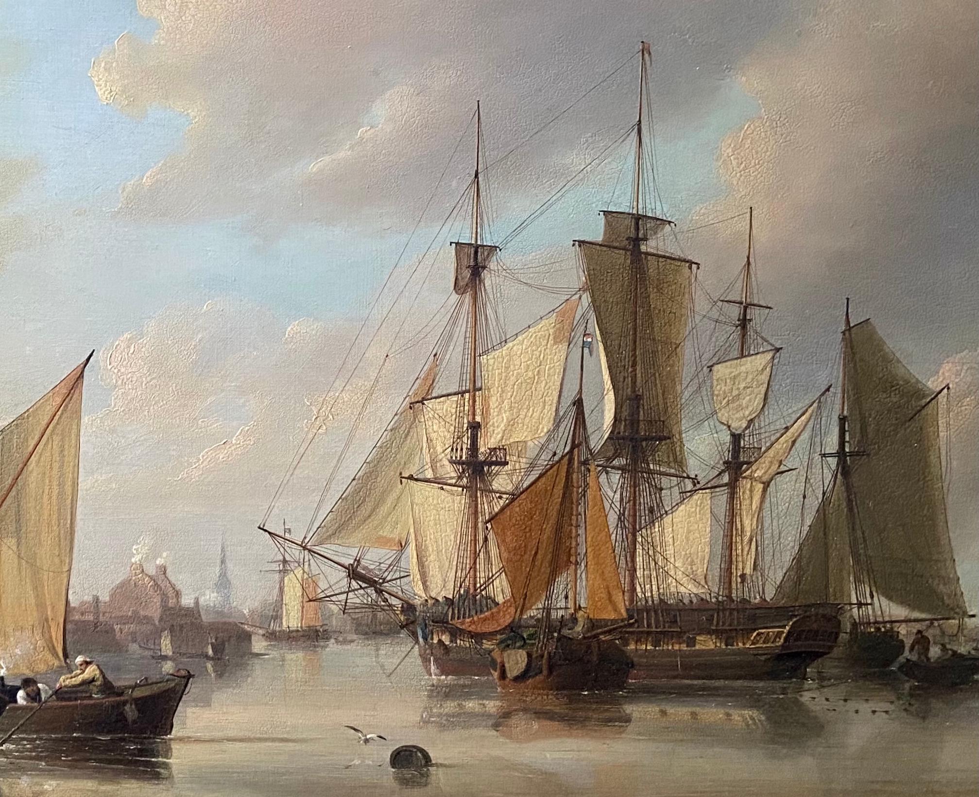 George III George Webster, Original Painting of Limehouse Reach, London For Sale