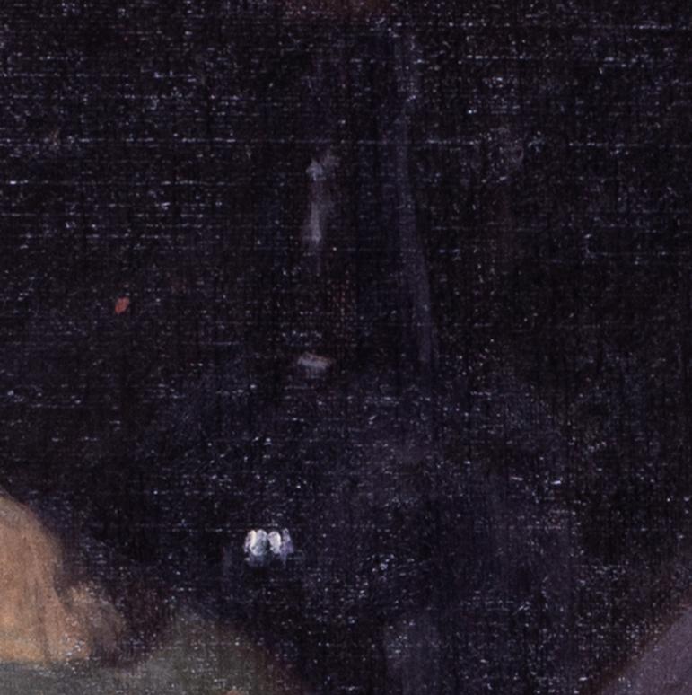 1974 pintura al óleo bodegón de calabazas y cristal  por el británico George Weissbort en venta 5