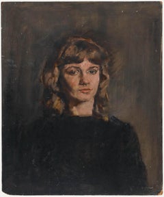 George Weissbort (1928-2013) - 1967 Oil, Lady in Black