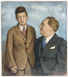 George Weissbort (1928-2013) - 1971 Oil, A Proud Father