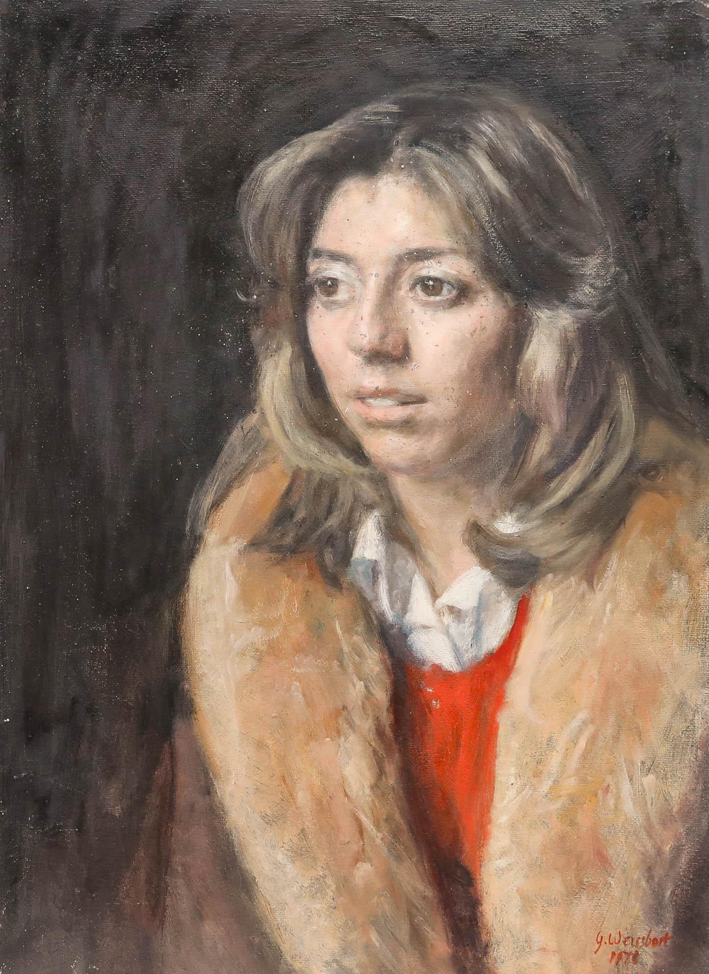 George Weissbort (1928-2013) - 1978 Oil, Marilyn For Sale 1