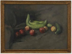 George Weissbort (1928-2013) - 1989 Huile, Le double concombre