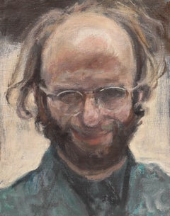 George Weissbort (1928-2013) - Huile du XXe siècle, Un regard menaçant