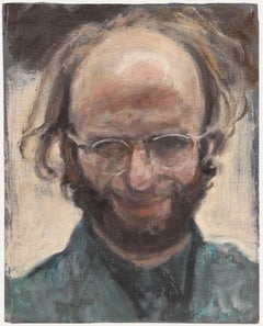 George Weissbort (1928-2013) - 20th Century Oil, A Menacing Stare