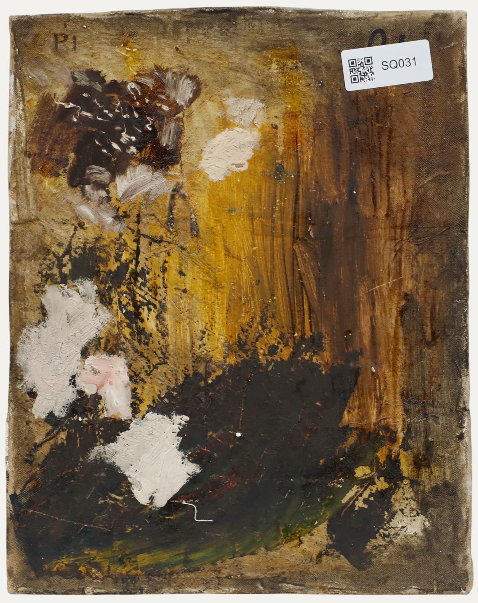 George Weissbort (1928-2013) - Huile du XXe siècle, Un moment de réflexion en vente 2