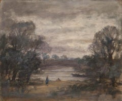 George Weissbort (1928-2013) - 20th Century Oil, A Trip to the Lake