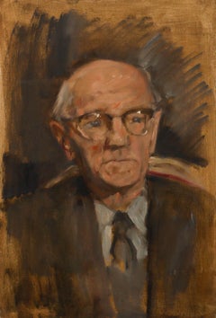 George Weissbort (1928-2013) - 20th Century Oil, A Worried Expression