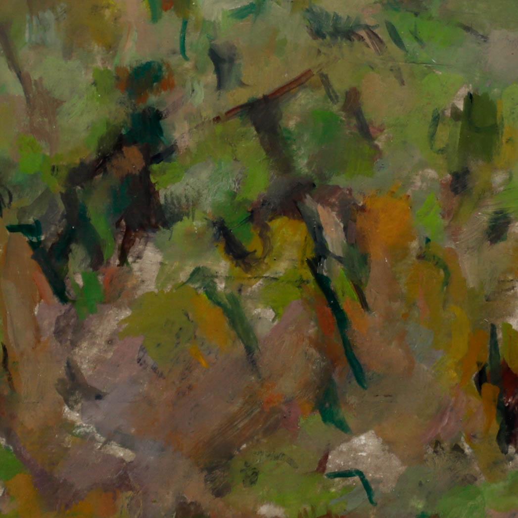 George Weissbort (1928-2013) - Huile du 20e siècle, Across The Meadow 3