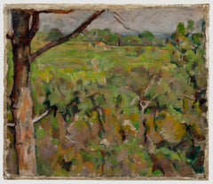 George Weissbort (1928-2013) - 20th Century Oil, Across The Meadow