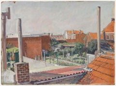 George Weissbort (1928-2013) - 20th Century Oil, Across the Roof Tops