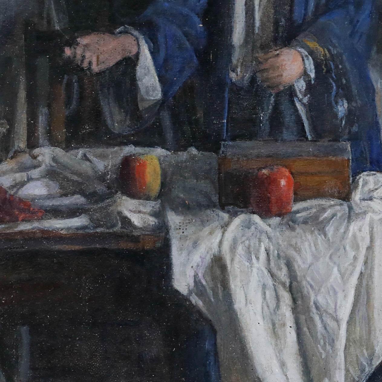 George Weissbort (1928-2013) - Huile du 20e siècle, Arranger la nature morte en vente 4