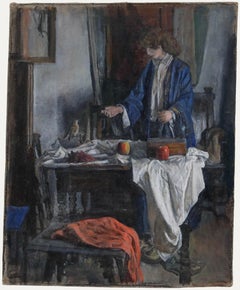 George Weissbort (1928-2013) - Huile du 20e siècle, Arranger la nature morte