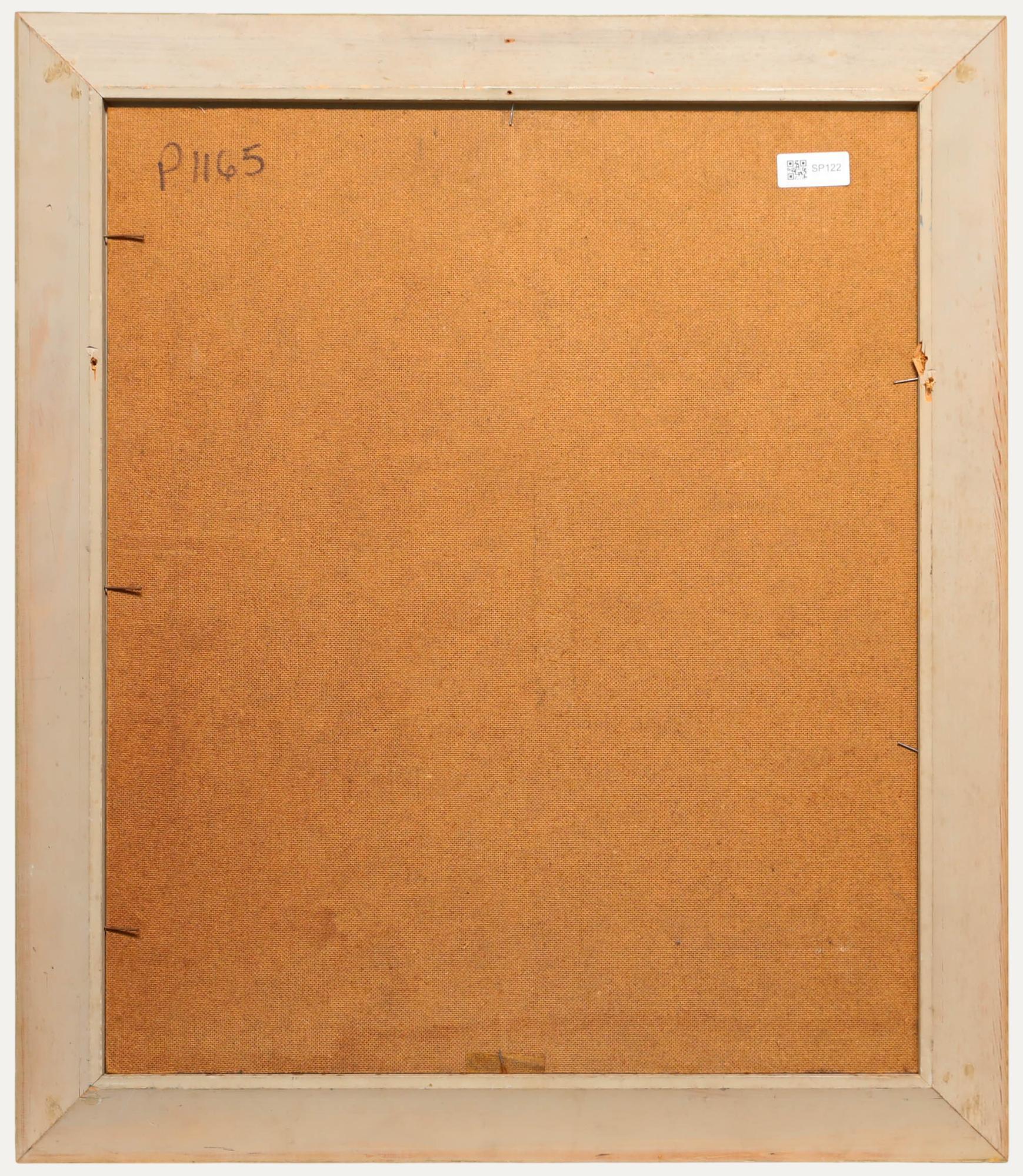 George Weissbort (1928-2013) - 20th Century Oil, Black Tie For Sale 2
