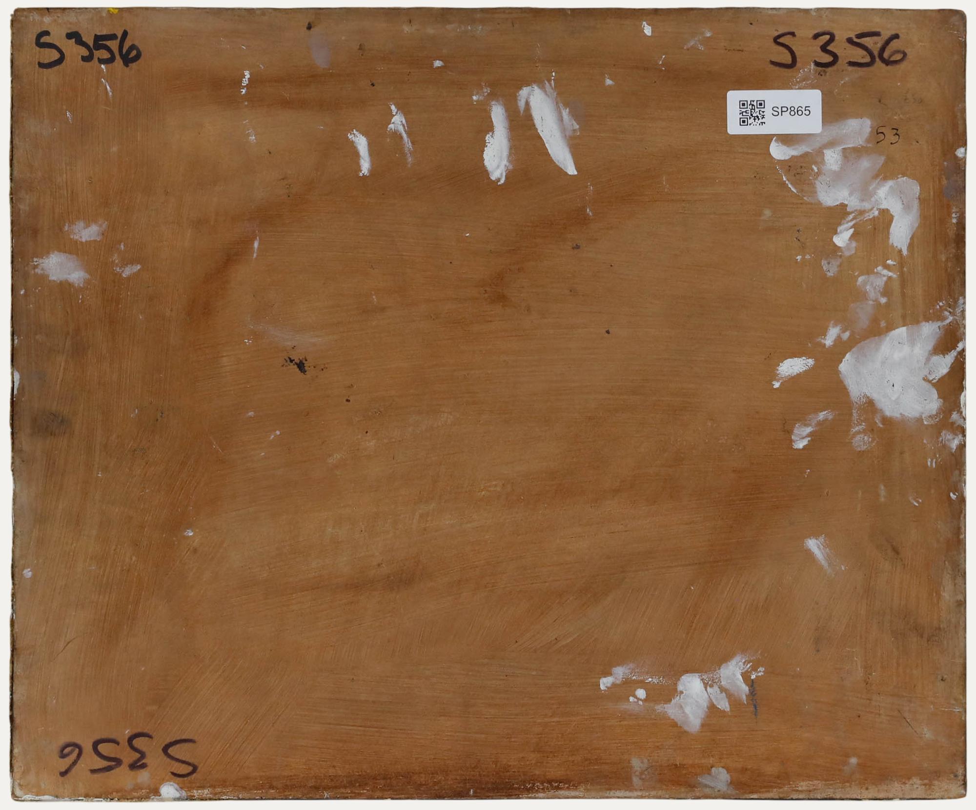 George Weissbort (1928-2013) - 20th Century Oil, Carafe on White Cloth For Sale 2