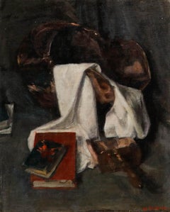 George Weissbort (1928-2013) - 20th Century Oil, Coal Bucket & Books