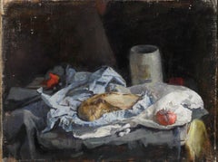 George Weissbort (1928-2013) - Huile du 20e siècle, Pain de maïs en tissu