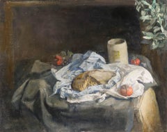 George Weissbort (1928-2013) - Huile du 20e siècle, Pain de maïs en tissu