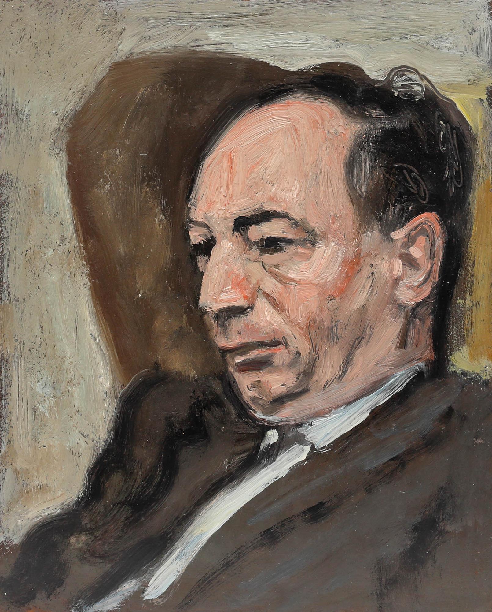 George Weissbort (1928-2013) - 20th Century Oil, Feeling Tired For Sale 1