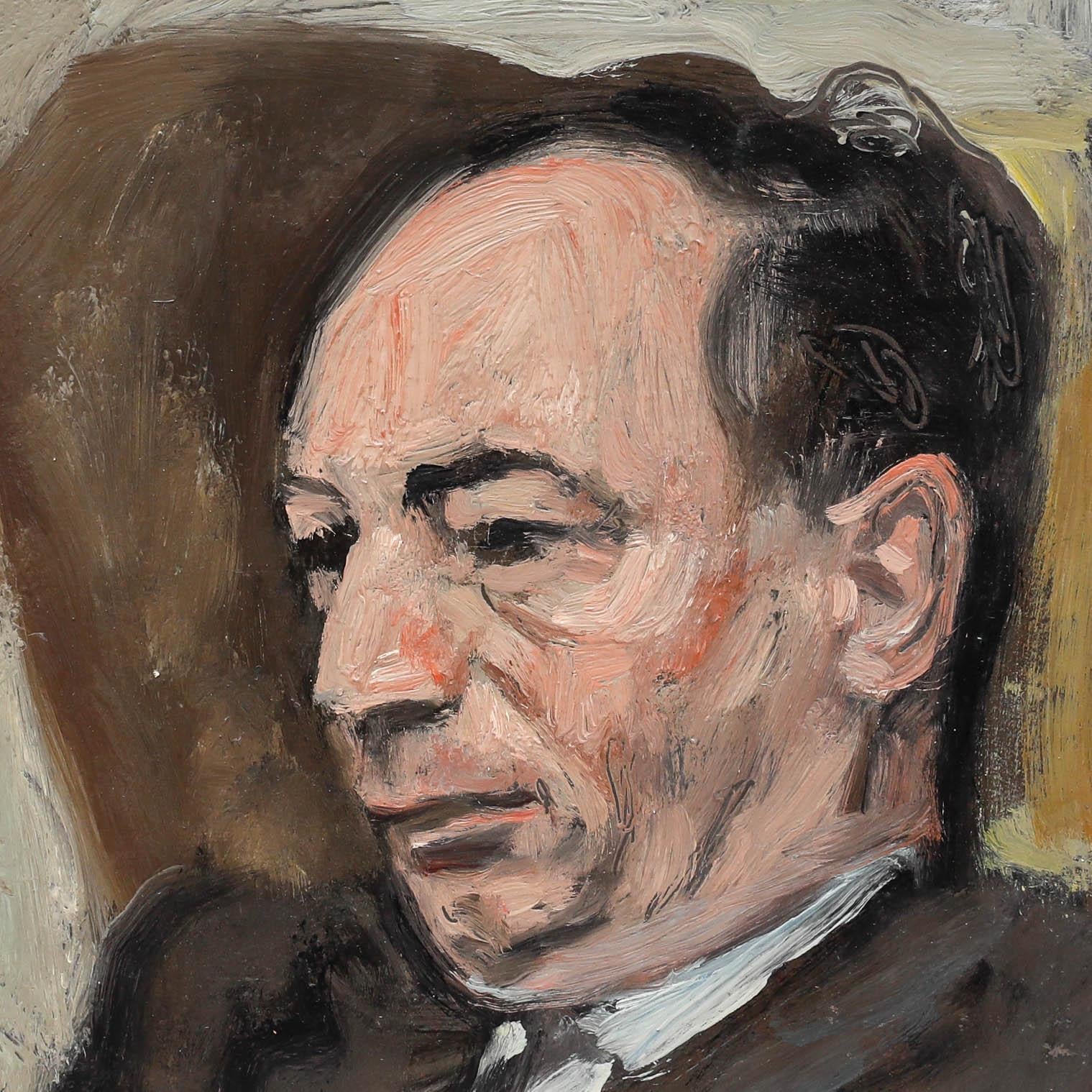 George Weissbort (1928-2013) - 20th Century Oil, Feeling Tired For Sale 3