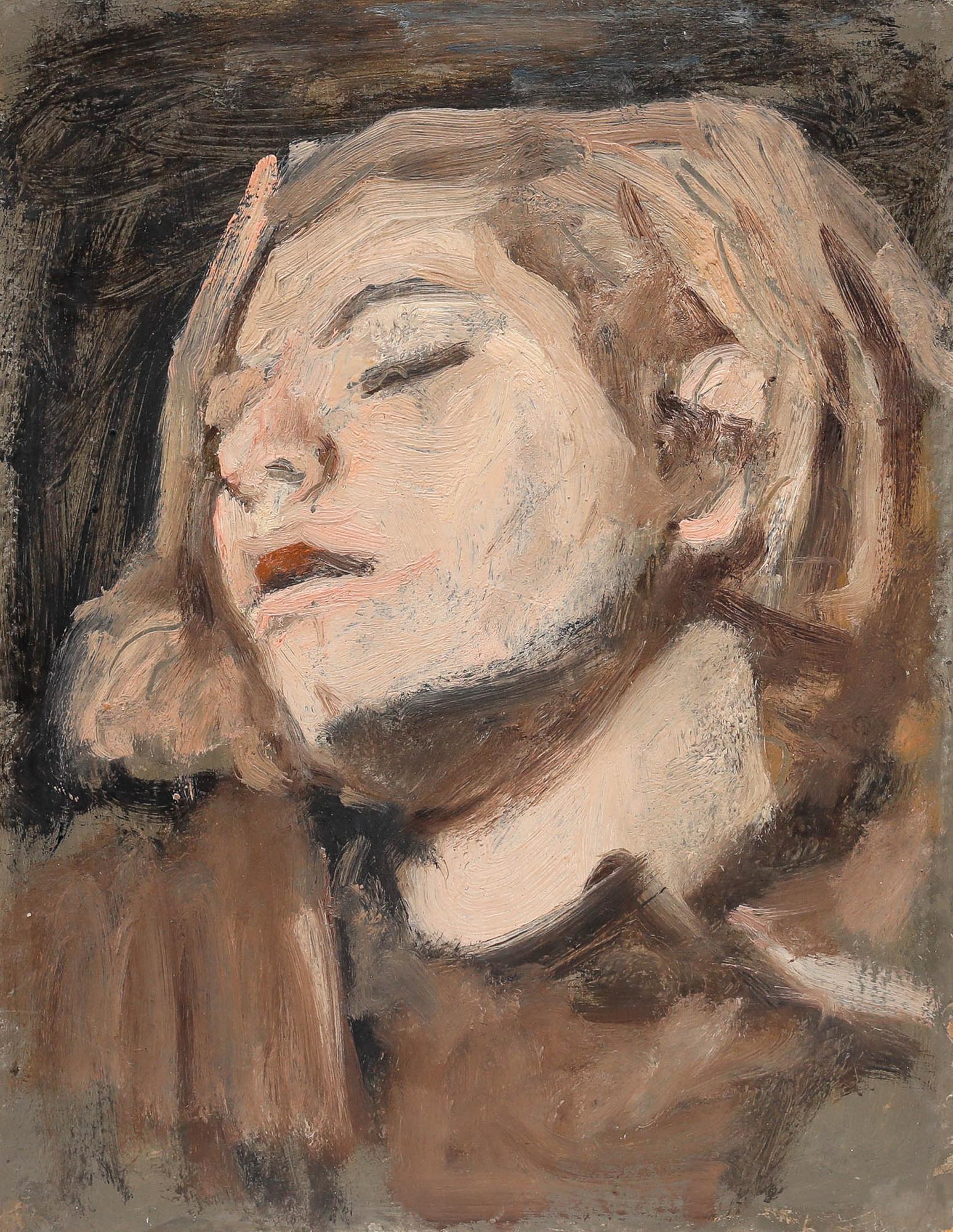George Weissbort (1928-2013) - 20th Century Oil, Forty Winks For Sale 1